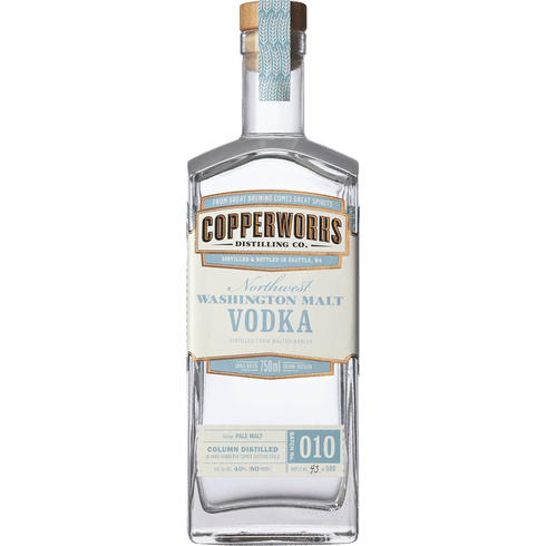 Copperworks Batch No. 10 Northwest Washington Malt Vodka at CaskCartel.com
