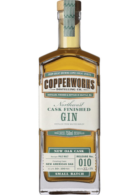 Copperworks New Oak Cask Batch No. 10 Northwest Cask Finished Gin