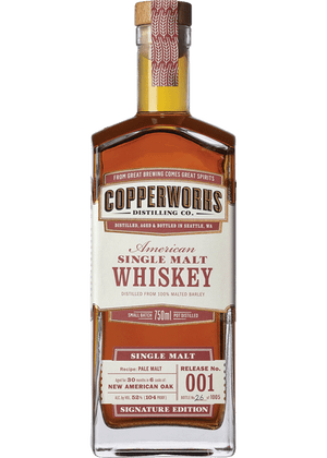 Copperworks Release 001 American Single Malt Whiskey - CaskCartel.com