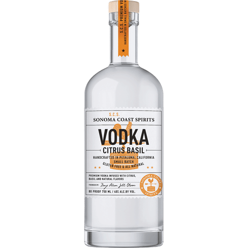 Sonoma Coast Citrus Basil Vodka