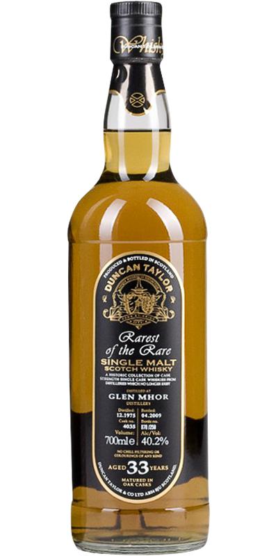 Glen Mhor 33 Year Old (D.1975 B.2009) Rarest of The Rare Duncan Taylor Scotch Whisky | 700ML