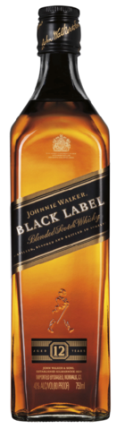 Johnnie Walker Black Label 12 Year Old Blended Scotch Whisky | 1L