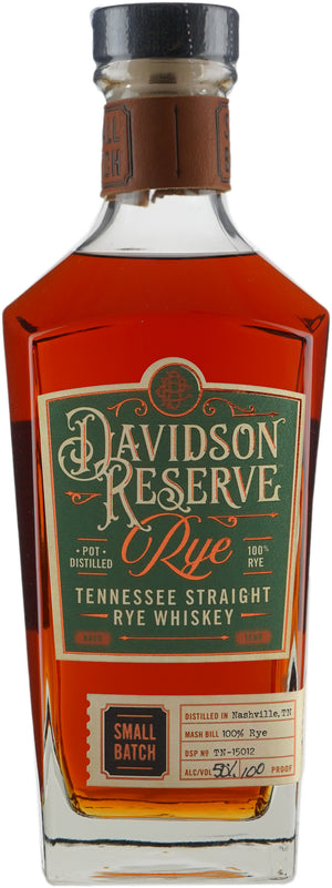 Davidson Reserve Tennessee Straight Rye Whiskey at CaskCartel.com