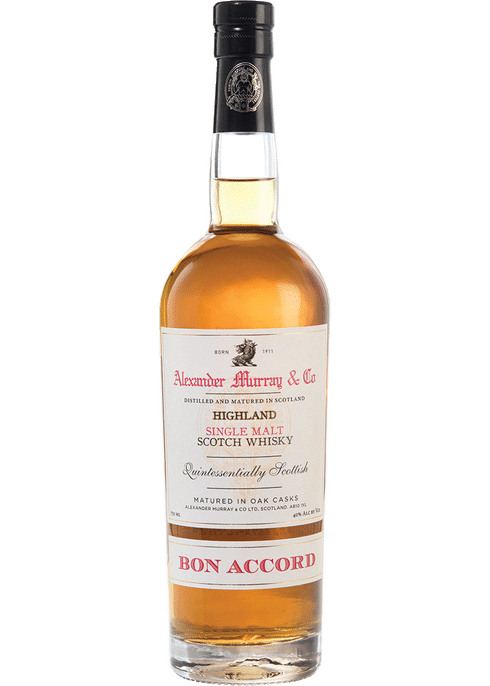 Alexander Murray Bon Accord Highland Single Malt Scotch Whisky