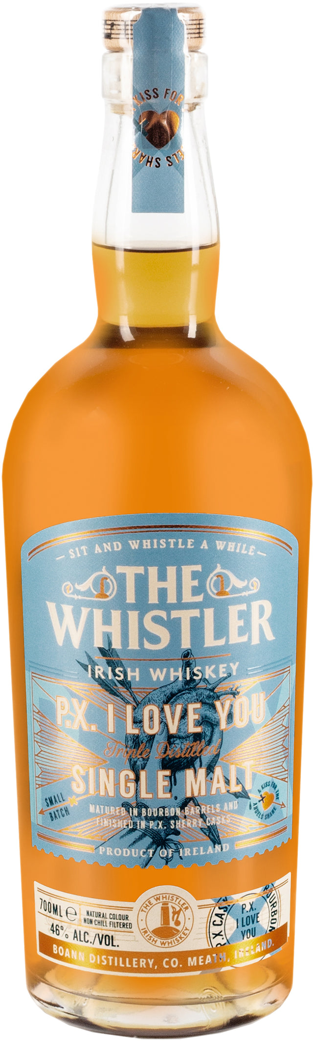 The Whistler P.X. I Love You Finished in PX Sherry Casks Irish Single Malt Whiskey at CaskCartel.com