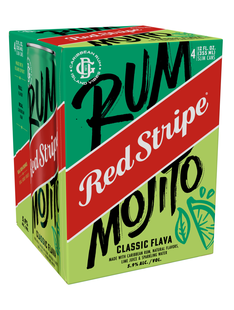 Red Stripe Rum Mojito Cocktail | 4x355ML at CaskCartel.com