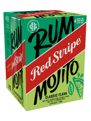 Red Stripe Rum Mojito Cocktail | 4x355ML at CaskCartel.com