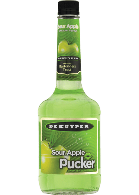 DeKuyper Sour Apple Pucker Schnapps Liqueur - CaskCartel.com