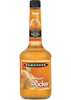 Dekuyper Pucker Peach Schnapps Liqueur - CaskCartel.com