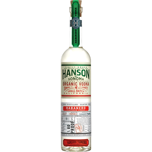 Hanson of Sonoma Habanero Vodka