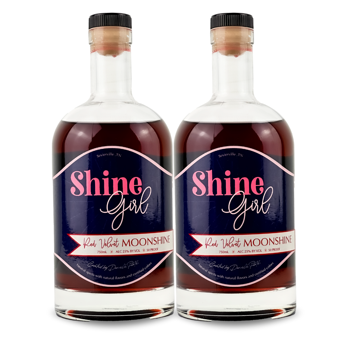 Shine Girl Moonshine | Red Velvet Moonshine (2) Bottle Bundle at CaskCartel.com
