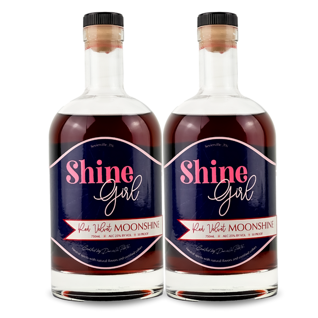 Shine Girl Moonshine | Red Velvet Moonshine (2) Bottle Bundle at CaskCartel.com