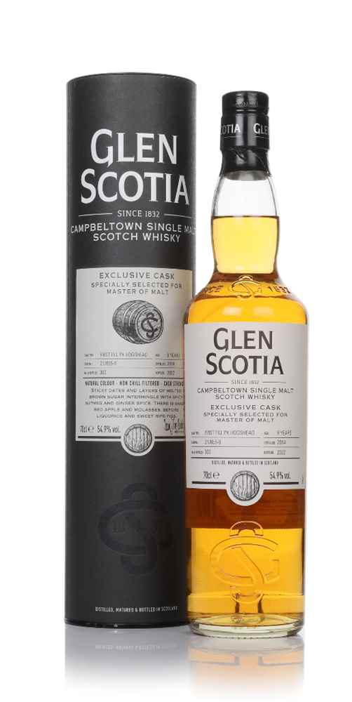 Glen Scotia 8 Year Old 2014 (cask 21/655-9) - Master of Malt Exclusive Cask | 700ML at CaskCartel.com