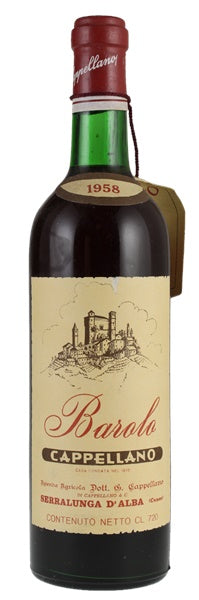 1958 | Cappellano | Barolo at CaskCartel.com