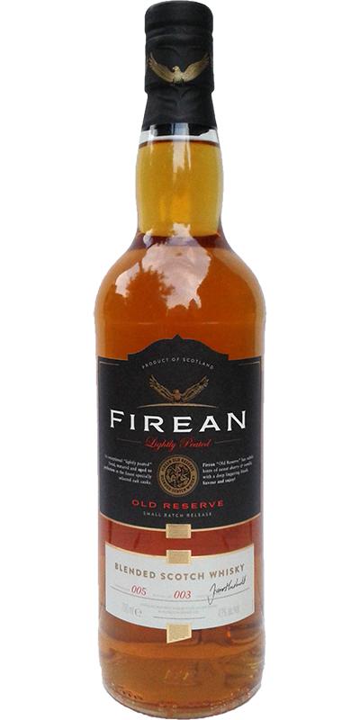 Firean Old Reserve Lightly Peated Blended Scotch Whisky | 700ML at CaskCartel.com