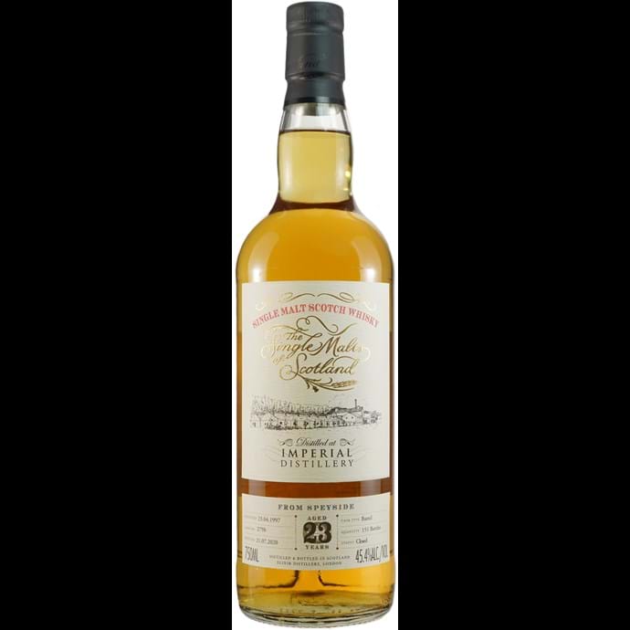 Single Malts of Scotland Imperial 23 year Old Cask Strength 1997 Scotch Whiskey at CaskCartel.com