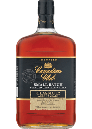 Canadian Club Small Batch Classic 12 Year Whisky - CaskCartel.com