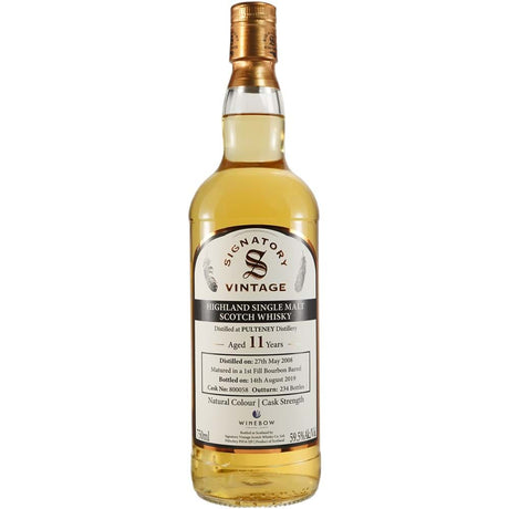 Signatory Pulteney 11 Year Old Winebow Chicago Selection 2008 Scotch Whisky at CaskCartel.com
