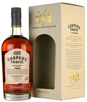 Dalmunach Cooper's Choice Single Cask #9529 Ruby Port Finish Whisky | 700ML at CaskCartel.com
