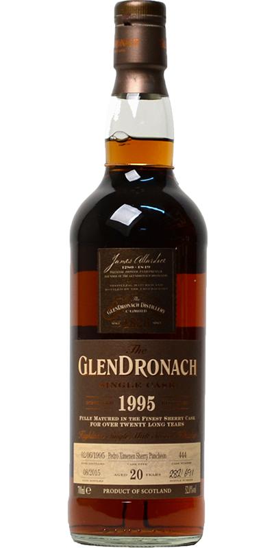 GlenDronach Single Cask #444 Batch #12 1995 20 Year Old Whisky | 700ML at CaskCartel.com