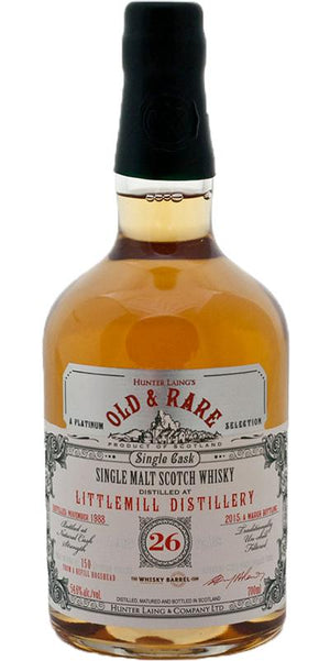 Littlemill Old & Rare Single Cask 1988 26 Year Old Whisky | 700ML at CaskCartel.com