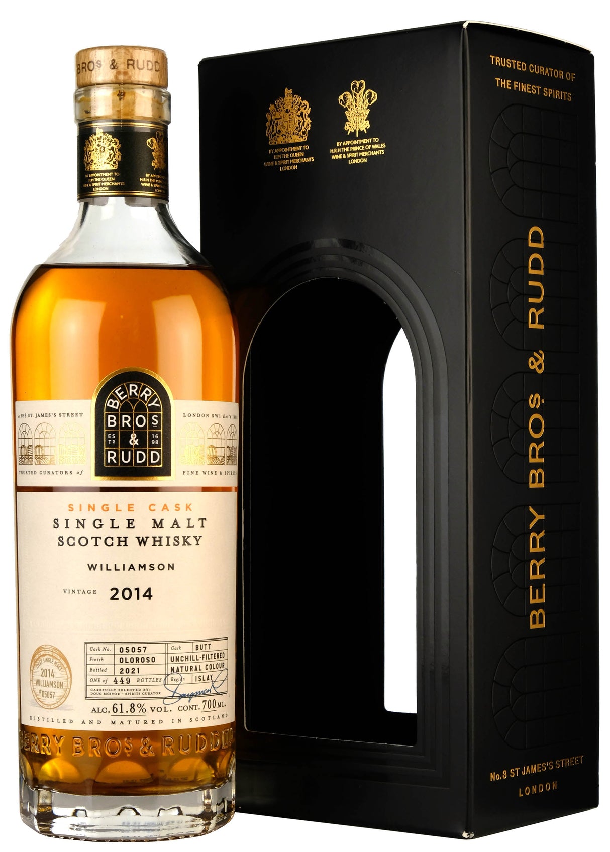 Williamson Berry Bros & Rudd Single Cask #05057 2014 7 Year Old Whisky | 700ML at CaskCartel.com