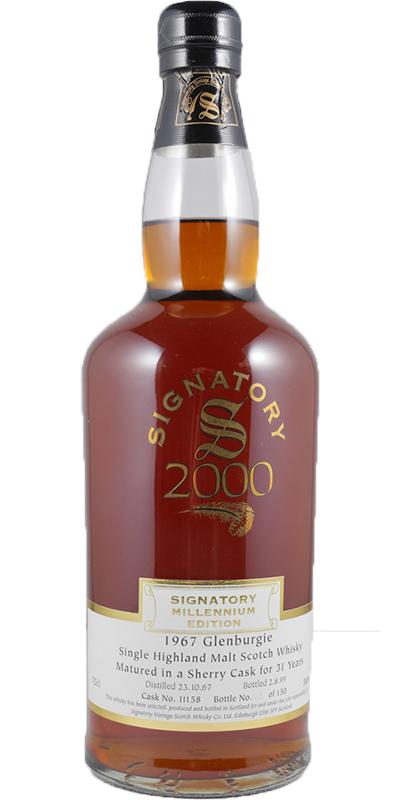 Glenburgie 31 Year Old (D.1967, B.1999) Signatory Vintage Millennium Edition Scotch Whisky | 700ML at CaskCartel.com