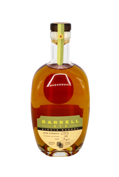 Barrell 13 Year Old Single Barrel Cask Strength 126.96 proof Rye Whiskey