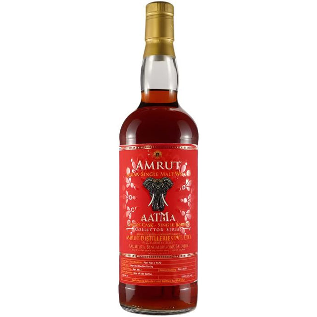 Amrut Aatma #3 7 Year Old Indian Single Malt aged in Port Pipe Whiskey at CaskCartel.com