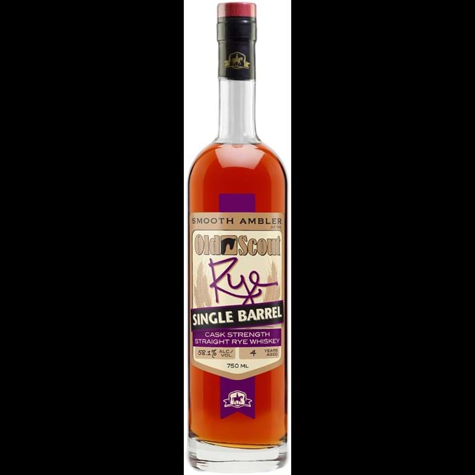 Smooth Ambler Cask Strength Straight Rye Single Cask 113.4 Proof Whiskey
