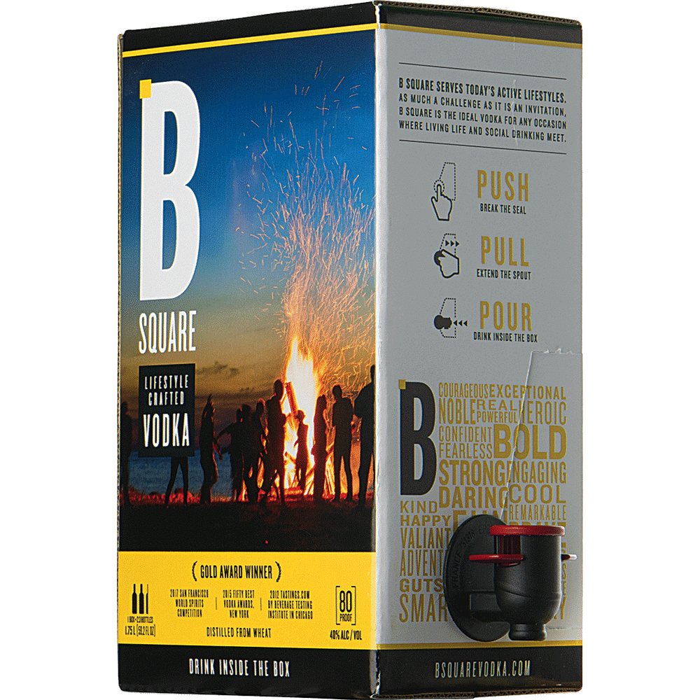 B Square Vodka | 1.75L at CaskCartel.com