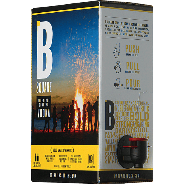 B Square Vodka | 1.75L at CaskCartel.com