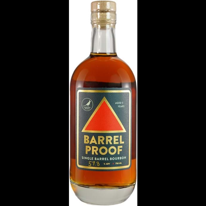 Cardinal Spirits 5 Year Barrel Proof Single Barrel Bourbon Whiskey