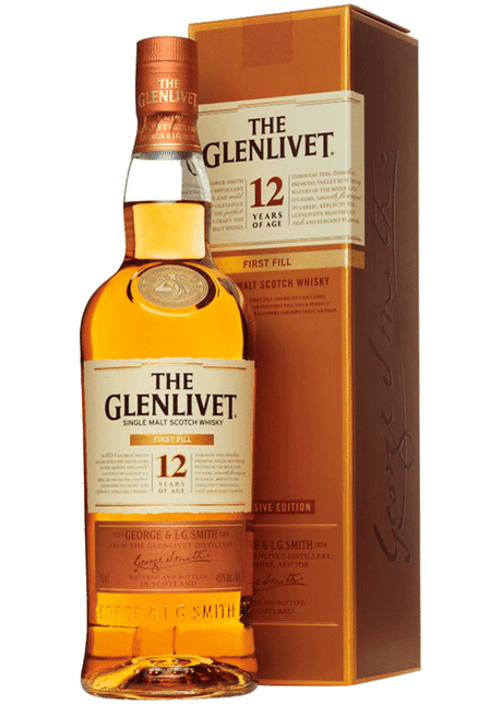 The Glenlivet 12 Year Old First Fill Single Malt Scotch Whisky - CaskCartel.com