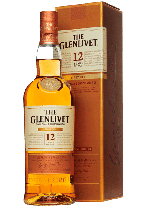 The Glenlivet 12 Year Old First Fill Limited Edition Single Malt Scotch Whisky
