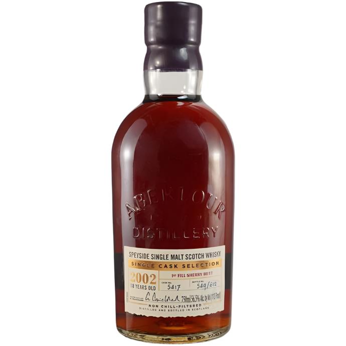 Aberlour 18 Year Old Single Cask # 5417 First Fill ex Sherry Butt 2002 Scotch Whisky at CaskCartel.com