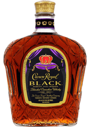 Crown Royal Black Blended Canadian Whisky - CaskCartel.com