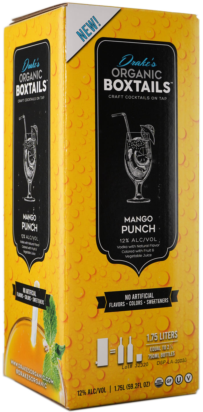 Drake's Boxtails Mango Punch BIB Cocktail | 1.75L