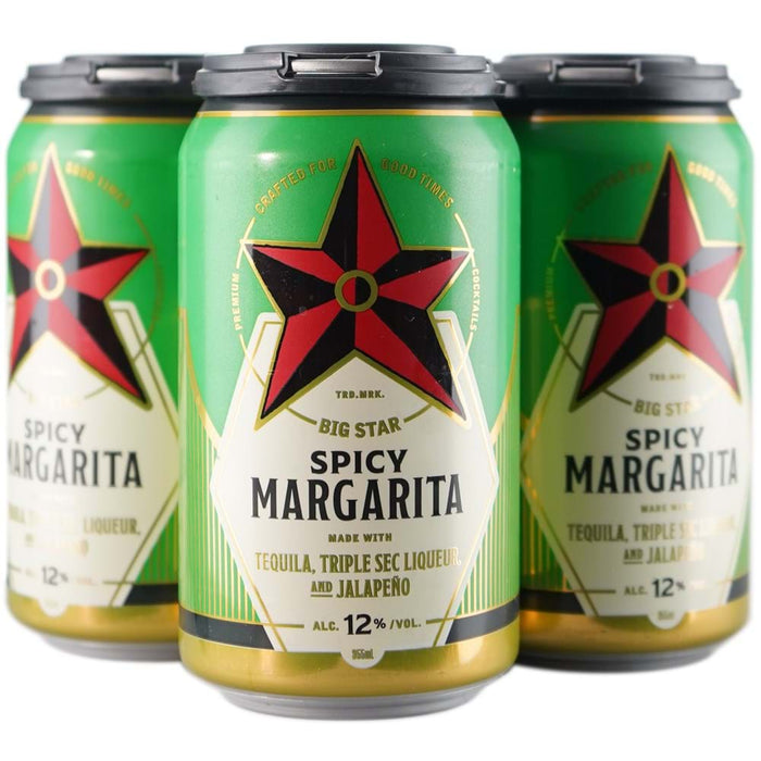 Big Star Spicy Margarita Cocktail | 4x355ML