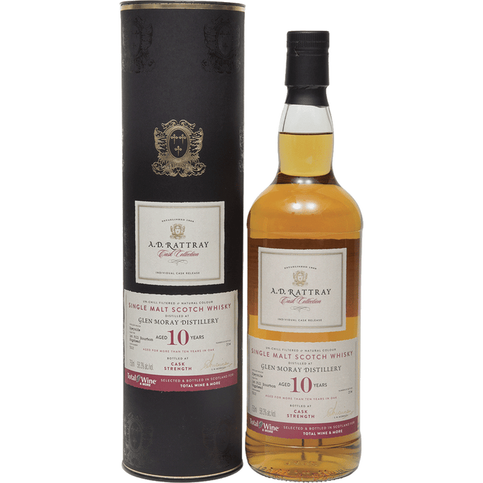 A.D. Rattray Glen Moray 10 Year Barrel Select Single Malt Scotch Whisky