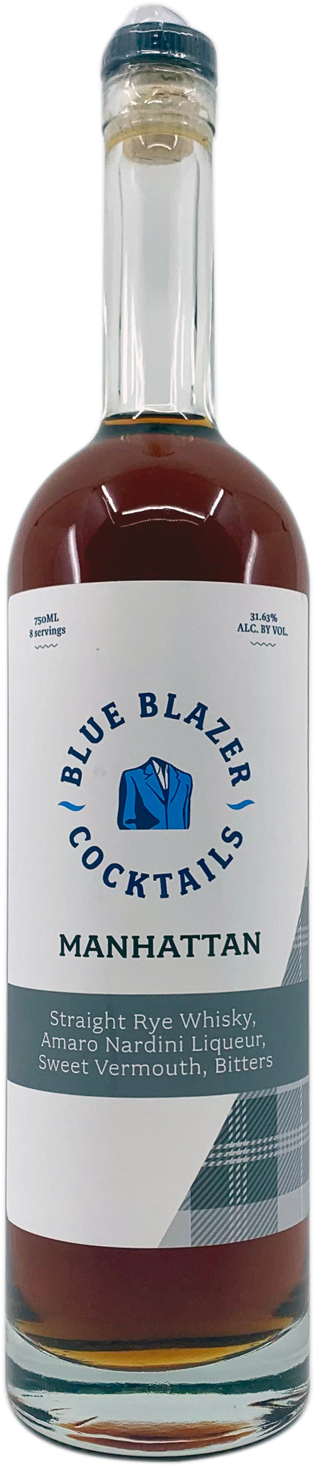 Blue Blazer Manhattan Cocktail