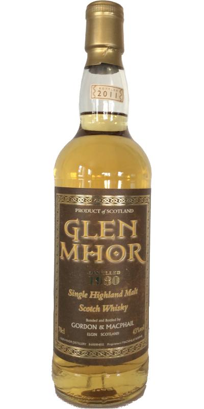 Glen Mhor 1980 (Bottled 2007) Rare Vintage Gordon & MacPhail Scotch Whisky | 700ML