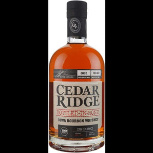 Cedar Ridge Iowa Bourbon Bottled in Bond Whiskey at CaskCartel.com