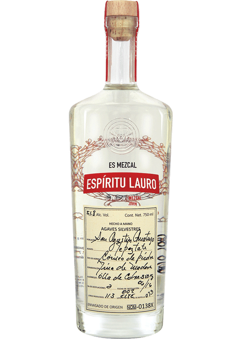 Espiritu Lauro Joven Agaves Silvestres Tepeztate Mezcal at CaskCartel.com