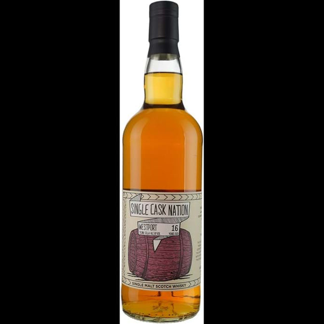Single Cask Nation Westport 16 year Old ex Sherry Butt # 2112 2005 Scotch Whiskey at CaskCartel.com