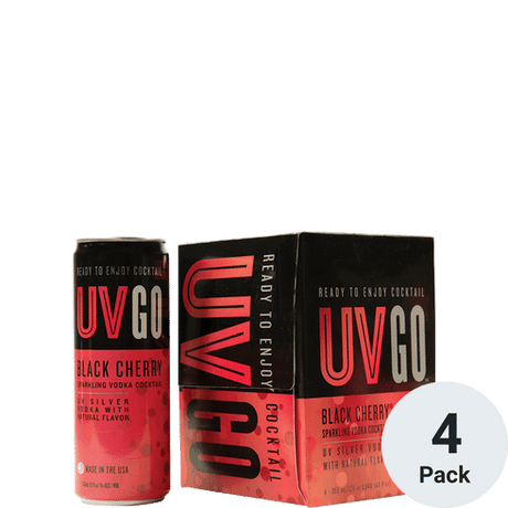UV GO Black Cherry Cocktail | 4pk-355ML at CaskCartel.com