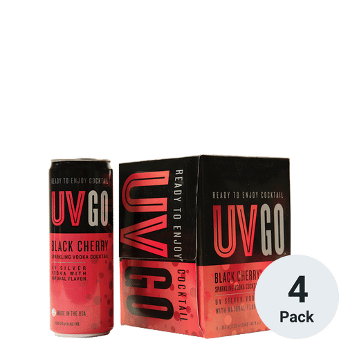 UV GO Black Cherry Cocktail | 4pk-355ML