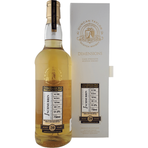 Dimensions Inchmurrin 20 Year Single Malt Scotch Whisky