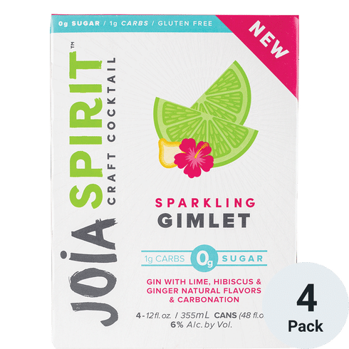 Joia Sparkling Gimlet Cocktail 4 Pack | 355ML
