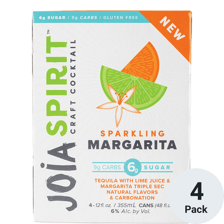 Joia Sparkling Margarita Cocktail 4 Pack | 355ML at CaskCartel.com